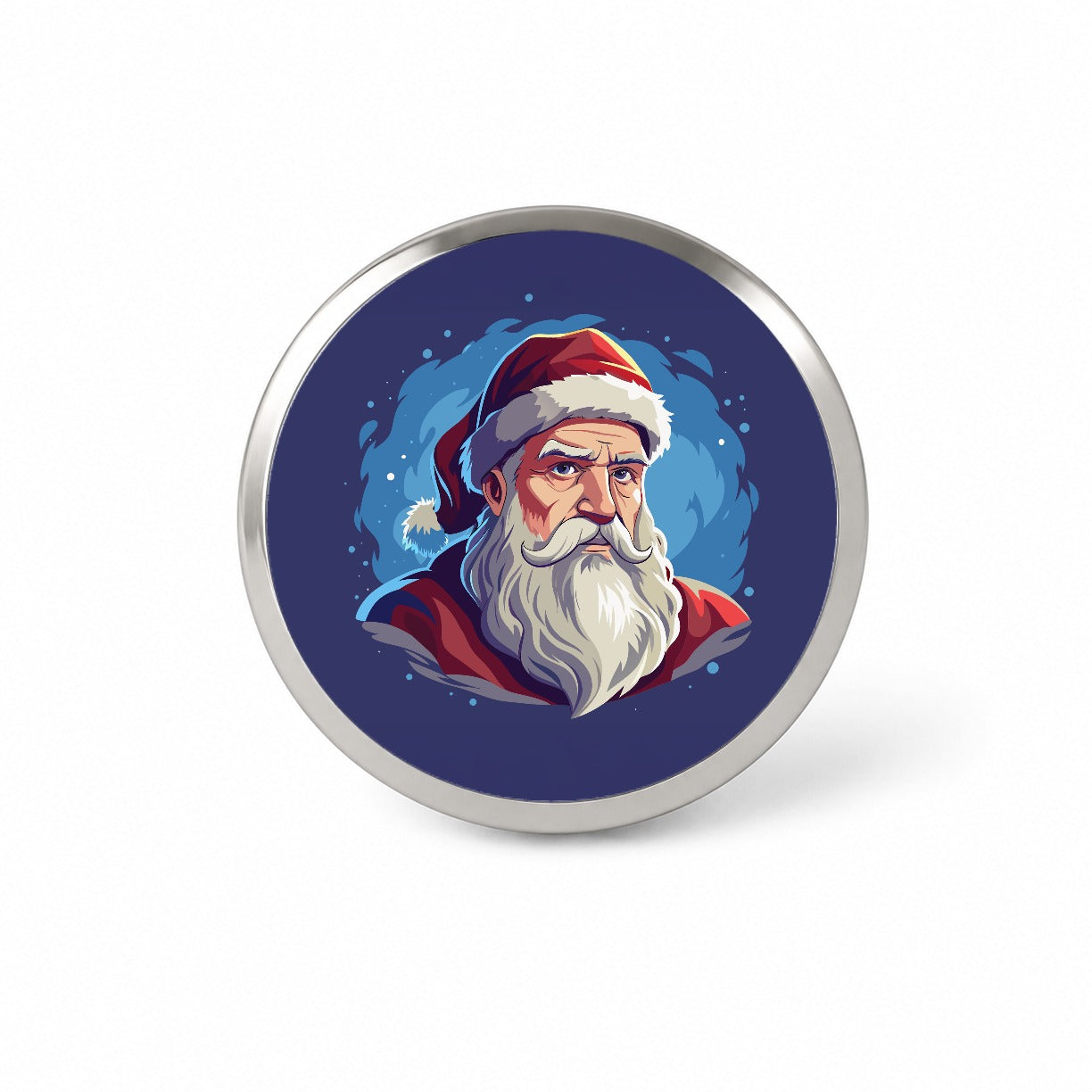 Santa Father Christmas Xmas Novelty Hat Backpack Lapel Pin