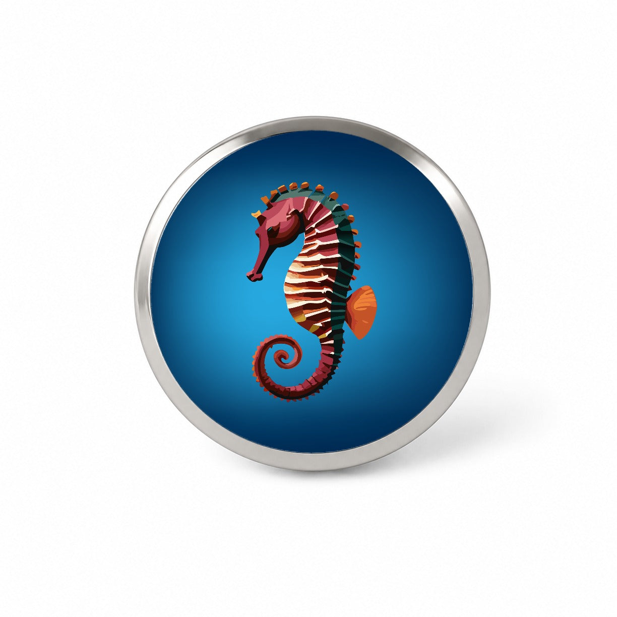 Seahorse Sea Horse Ocean Novelty Hat Backpack Lapel Pin