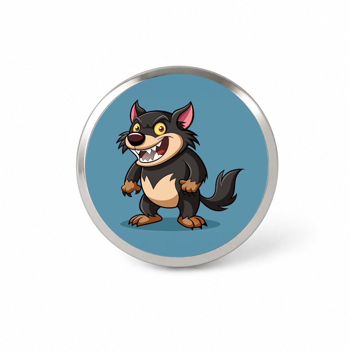 Tasmanian Devil Australian Animal Funny Novelty Hat Backpack Lapel Pin