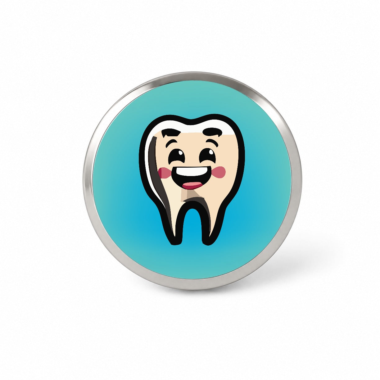 Tooth Happy Dentist Novelty Hat Backpack Lapel Pin