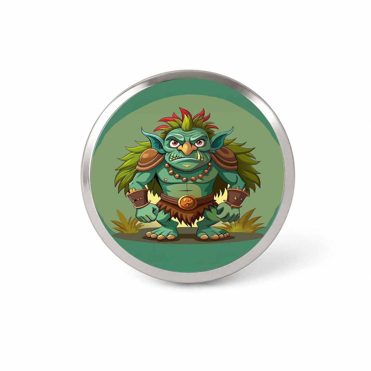 Troll Ogre Ugly Novelty Hat Backpack Lapel Pin