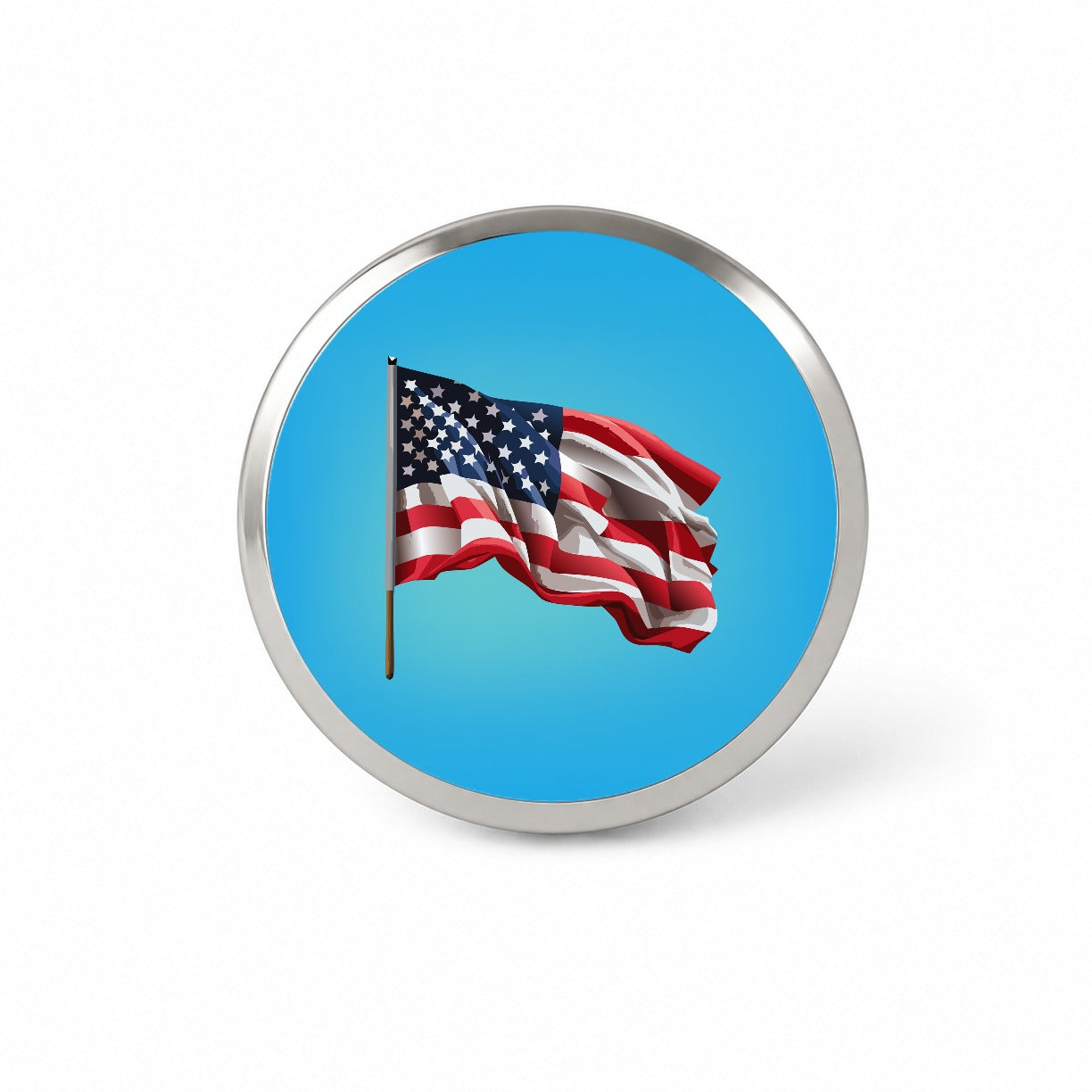 USA Flag American Waving Novelty Hat Backpack Lapel Pin
