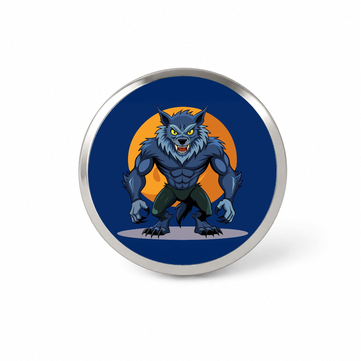 Werewolf Scary Novelty Hat Backpack Lapel Pin