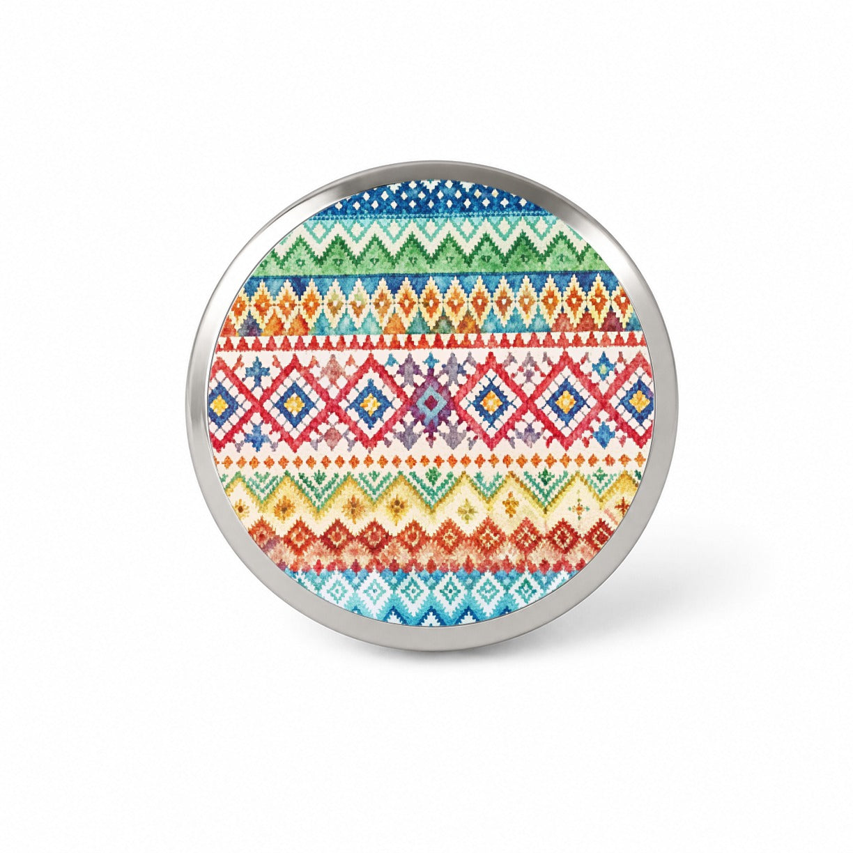 Fair Isle Knitting Sweater Novelty Hat Backpack Lapel Pin