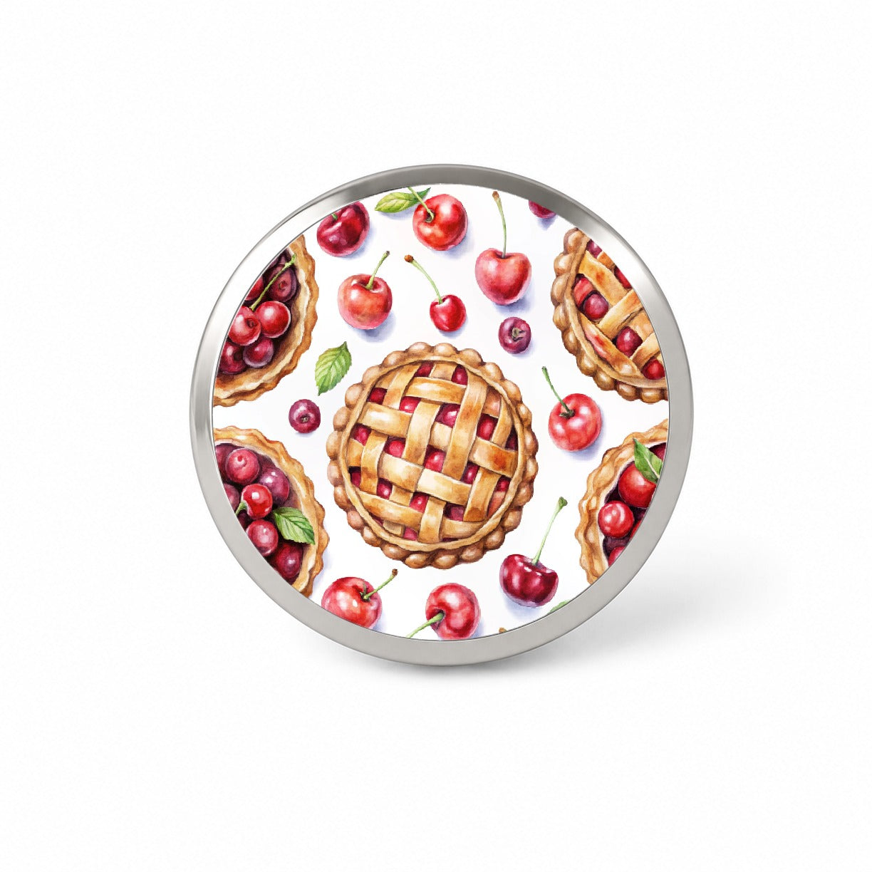 Cherry Pies Bursting Novelty Hat Backpack Lapel Pin