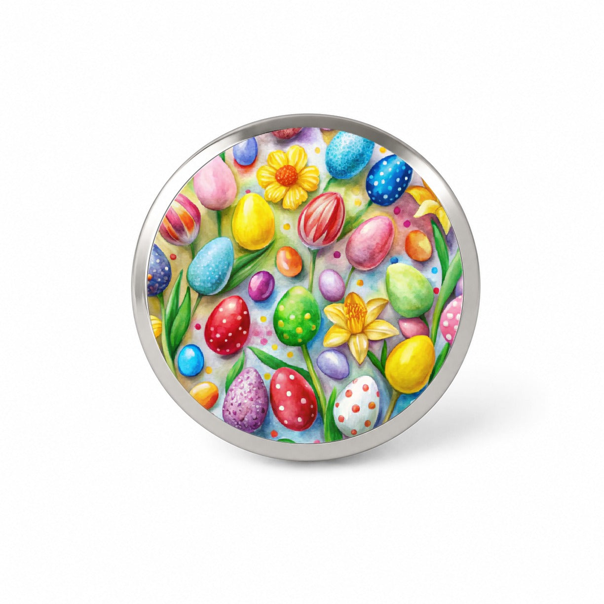 Easter Candy Eggs Flowers Novelty Hat Backpack Lapel Pin
