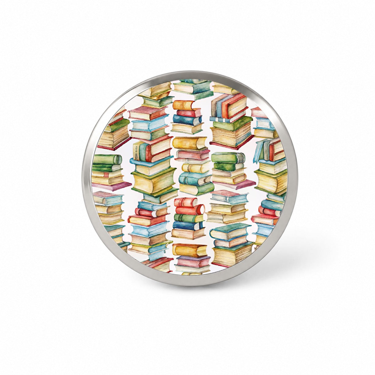 Lots Of Books Library Reading Reader Novelty Hat Backpack Lapel Pin