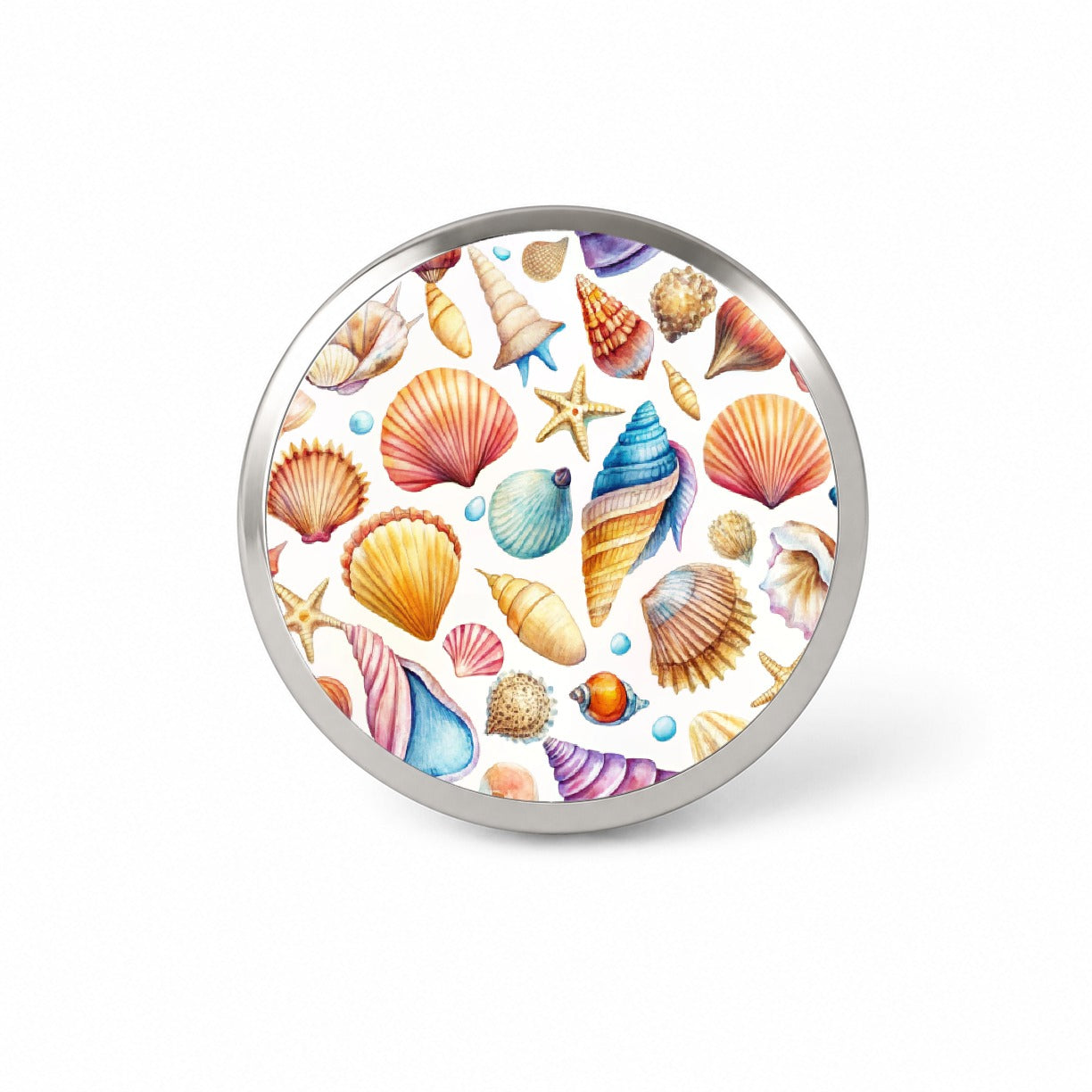 Lots Of Shells Beach Ocean Novelty Hat Backpack Lapel Pin