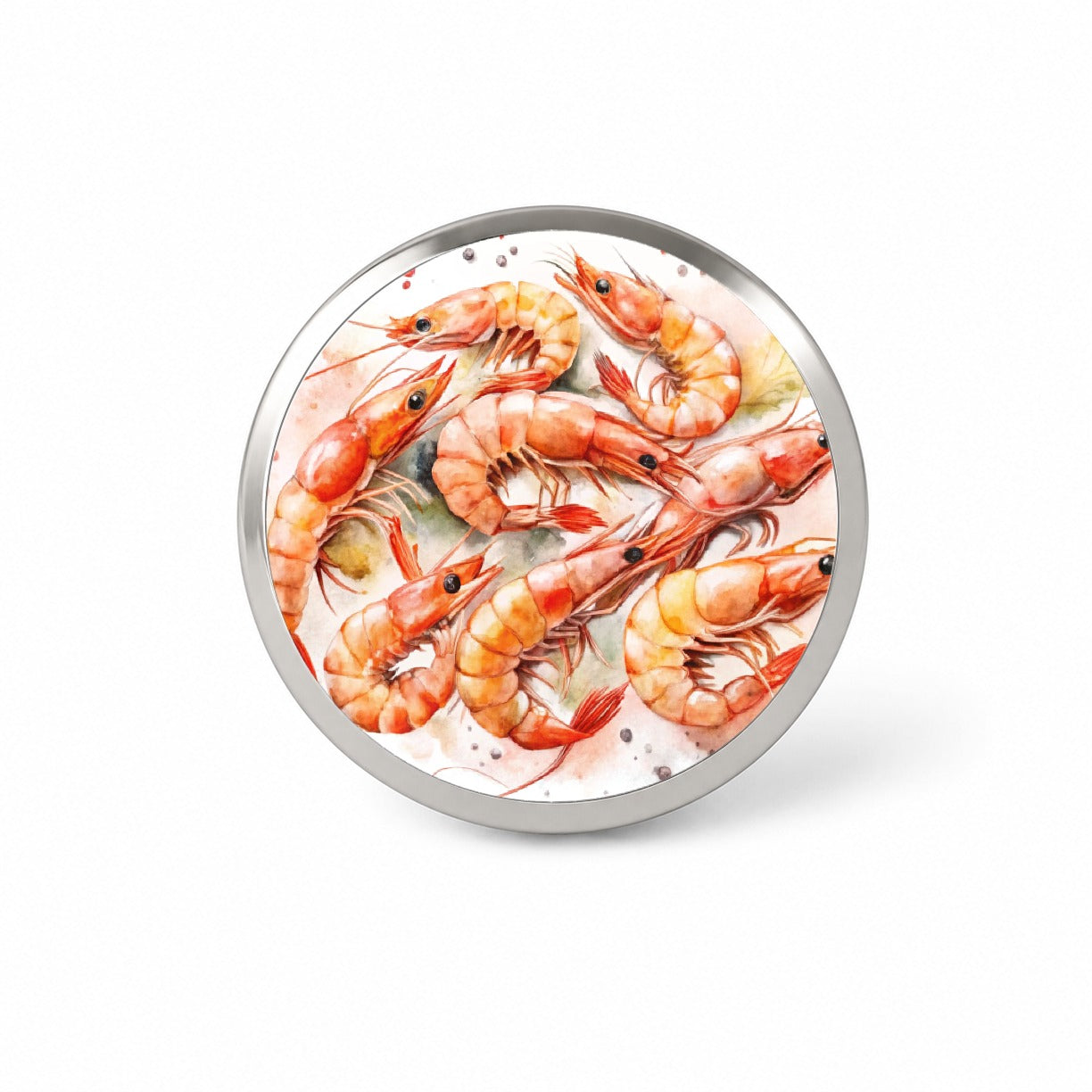 Lots Of Shrimp Novelty Hat Backpack Lapel Pin