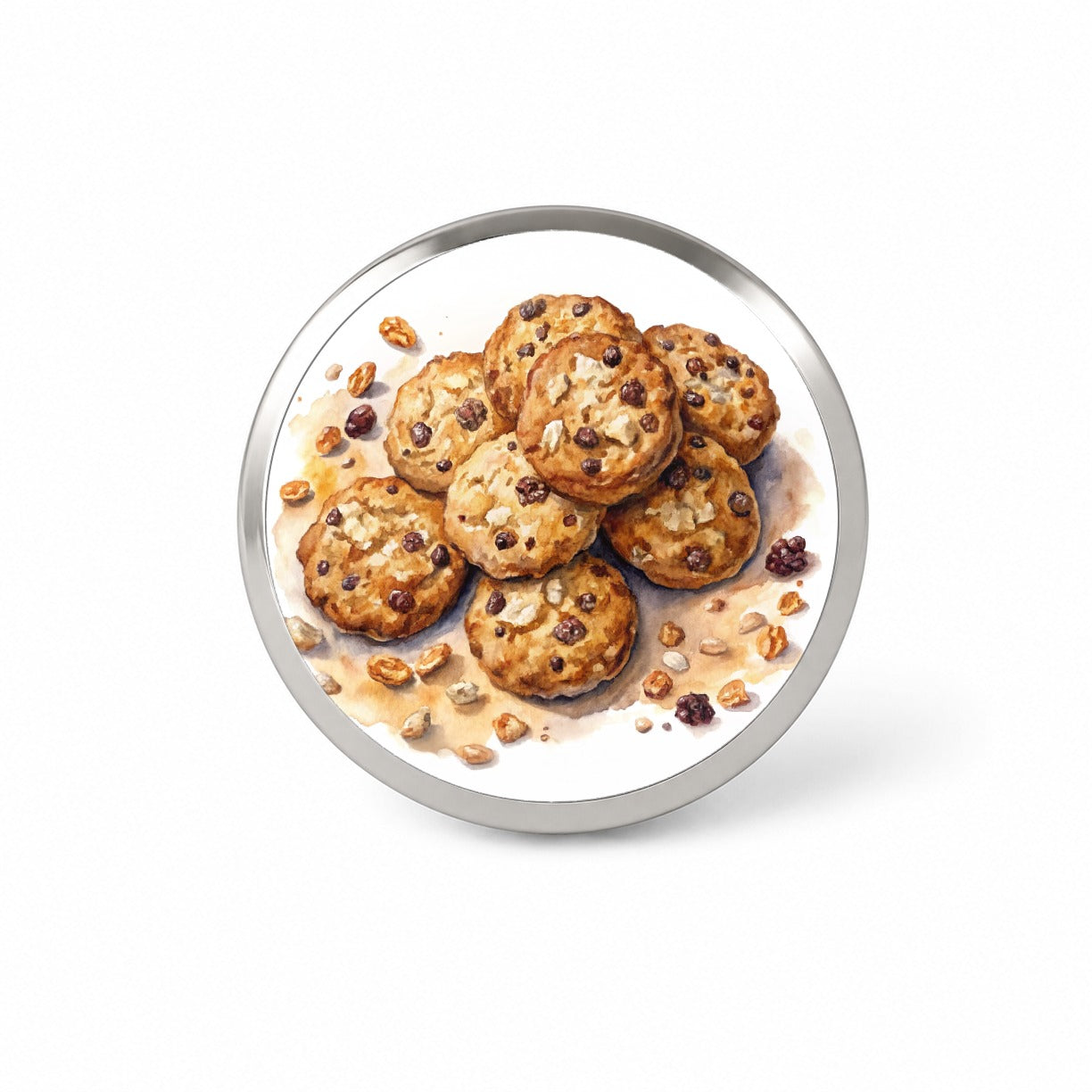 Oatmeal Raisin Cookies Novelty Hat Backpack Lapel Pin