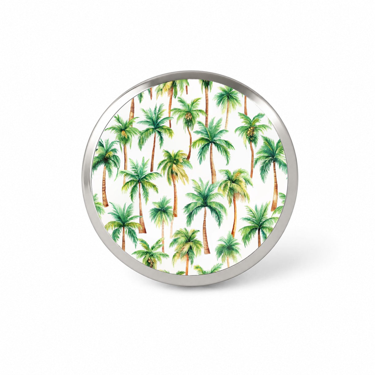Palm Trees Pattern Watercolor Novelty Hat Backpack Lapel Pin