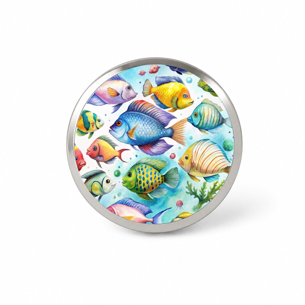 Tropical Fish Swimming Ocean Novelty Hat Backpack Lapel Pin