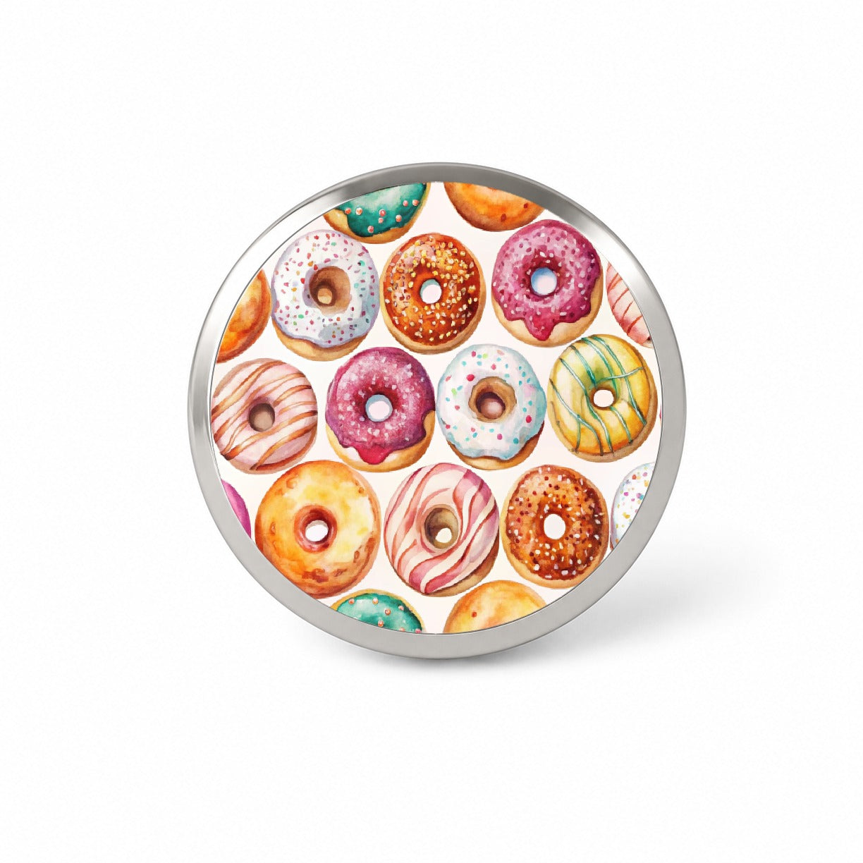 Variety Of Donuts Novelty Hat Backpack Lapel Pin
