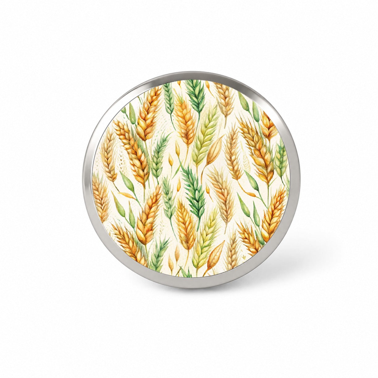 Wheat Watercolor Novelty Hat Backpack Lapel Pin