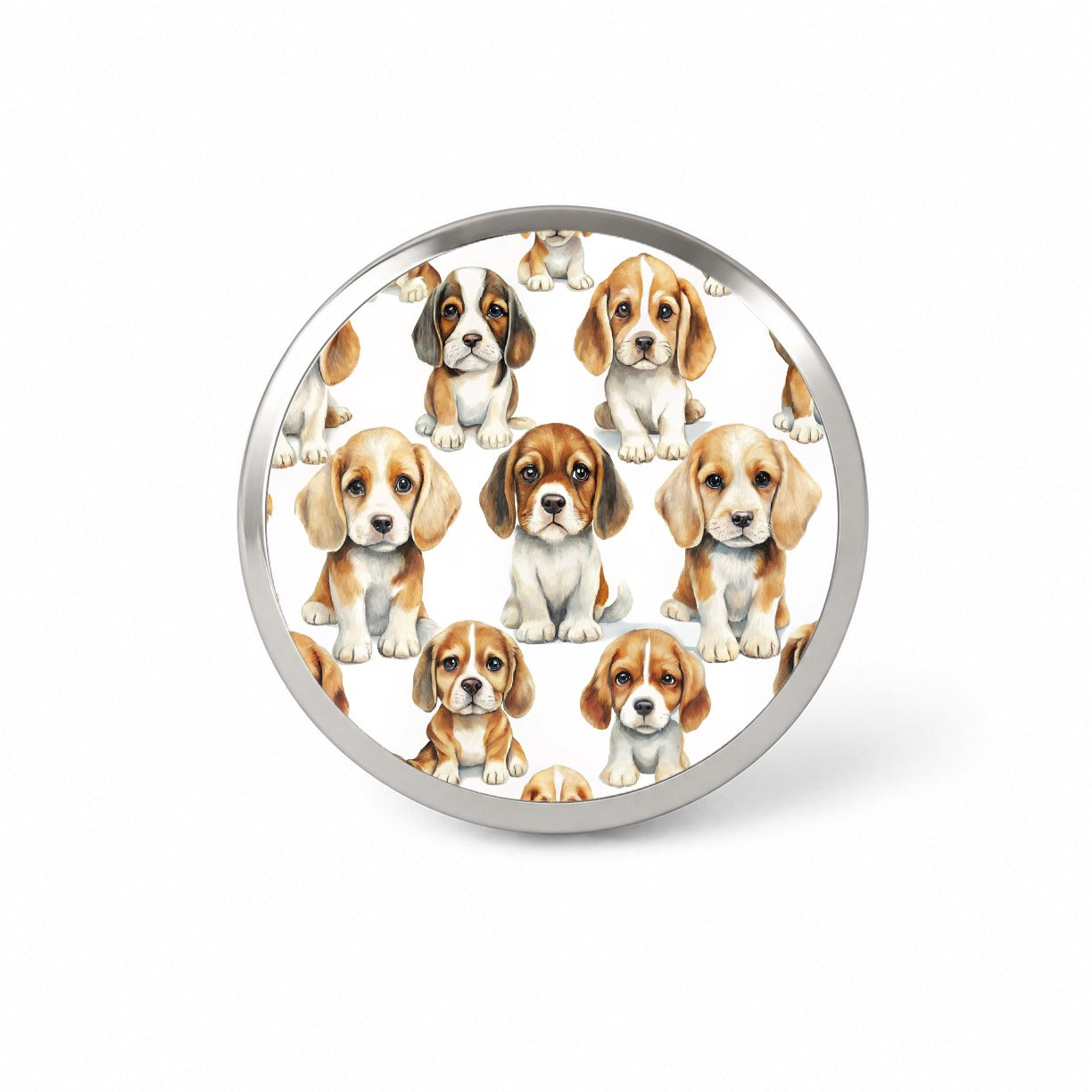 Adorable Puppies Dogs Novelty Hat Backpack Lapel Pin
