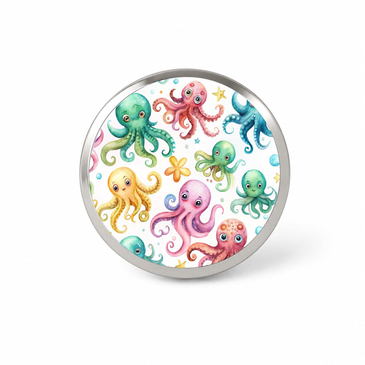 Lots Of Sweet Octopus Novelty Hat Backpack Lapel Pin