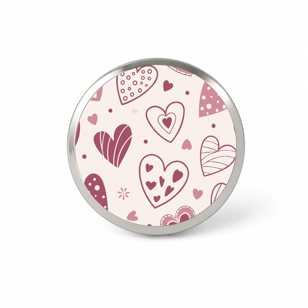 Scattered Hearts Love Valentine's Day Novelty Hat Backpack Lapel Pin