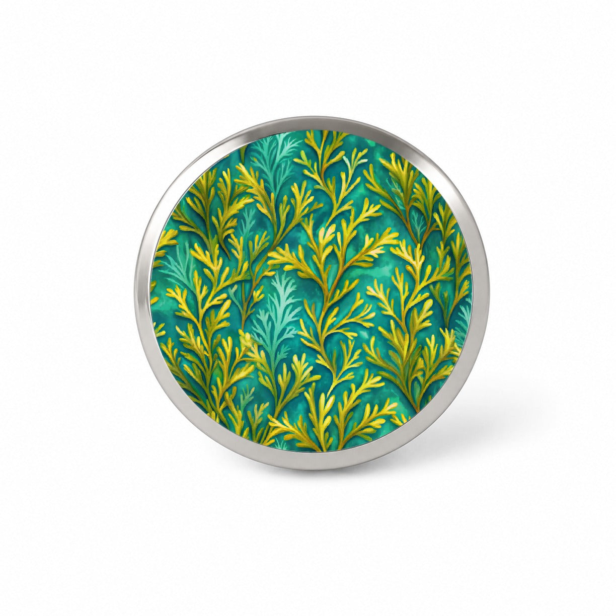 Seaweed Pattern Novelty Hat Backpack Lapel Pin
