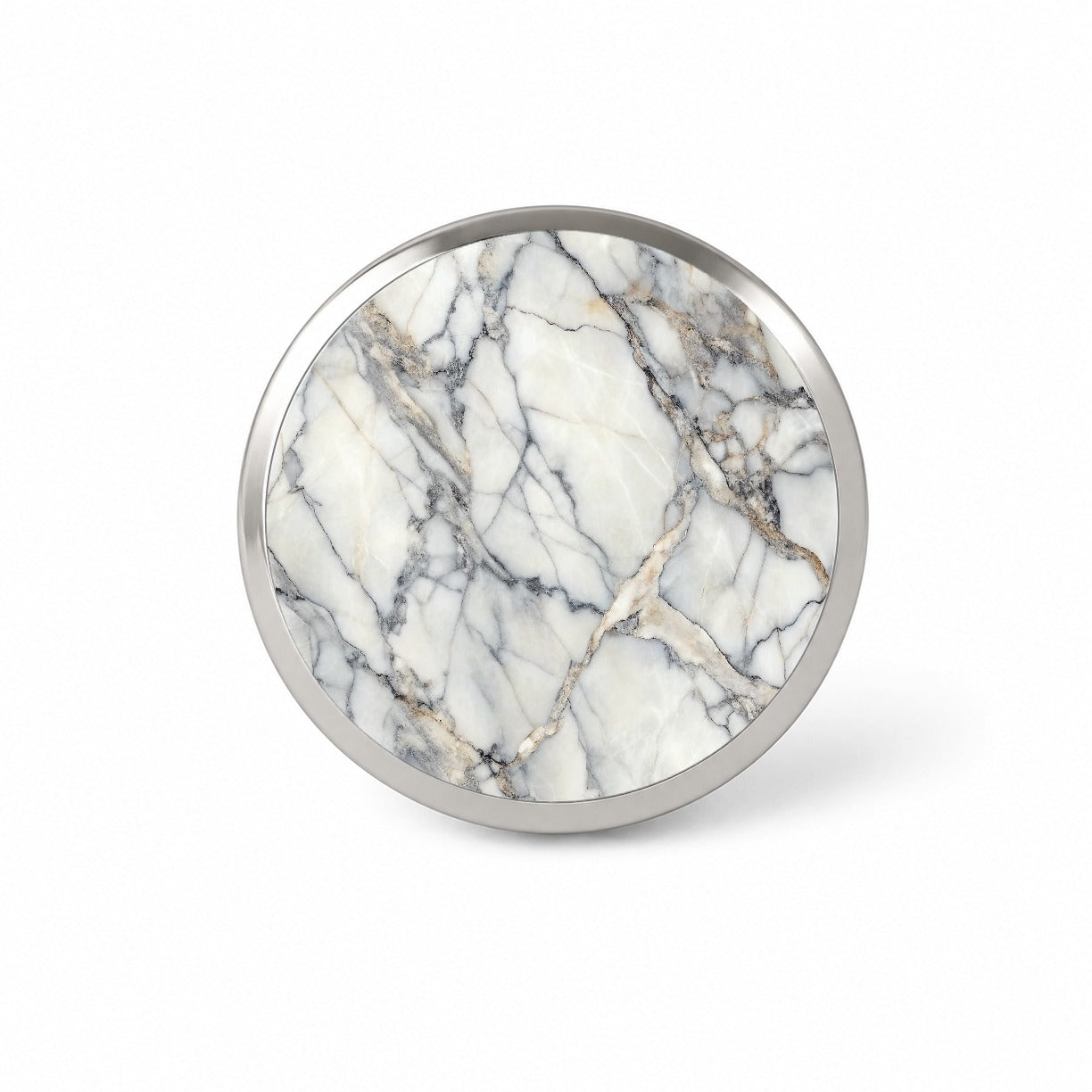 Sleek Faux Marble Novelty Hat Backpack Lapel Pin