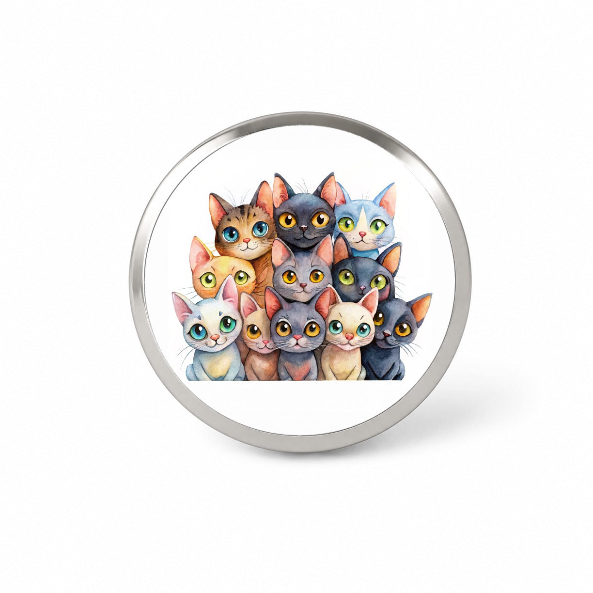 Sweet Bombay Cats Novelty Hat Backpack Lapel Pin