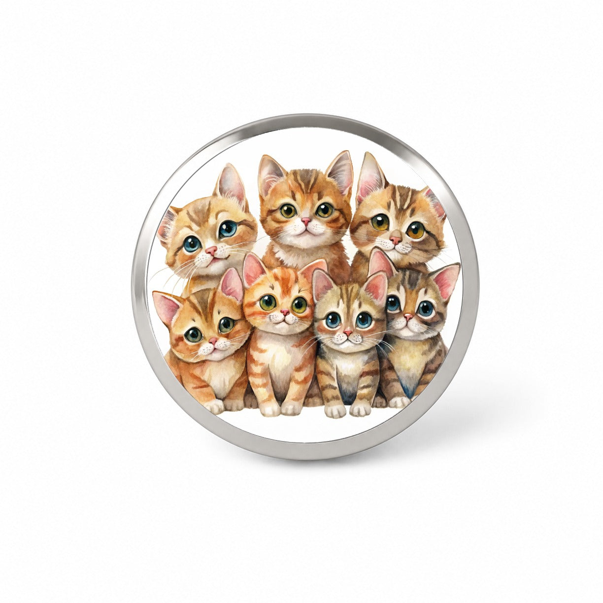 Sweet Havana Brown Cats Novelty Hat Backpack Lapel Pin