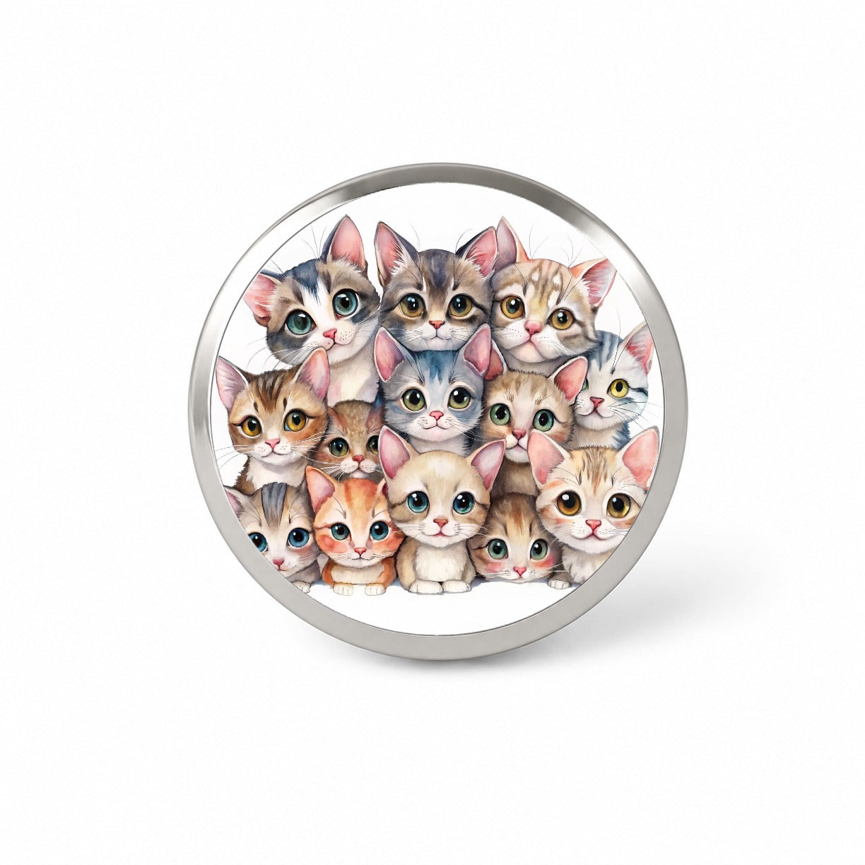Sweet Singapura Cats Novelty Hat Backpack Lapel Pin