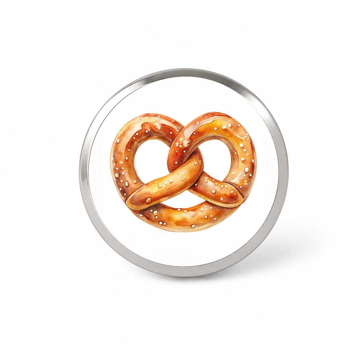 Pretzel Knot Oktoberfest Watercolor Novelty Hat Backpack Lapel Pin