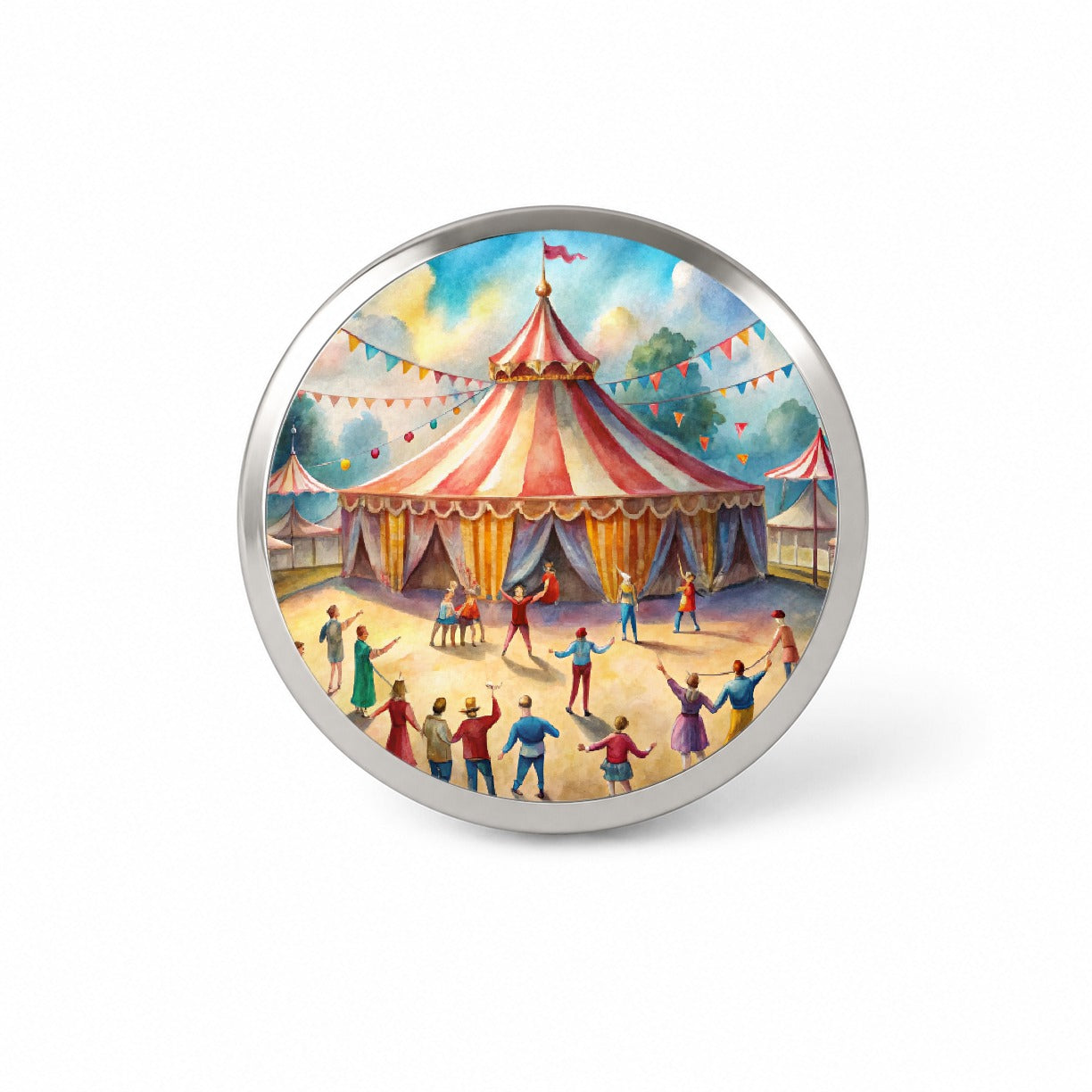 Circus Big Top Excitement Novelty Hat Backpack Lapel Pin