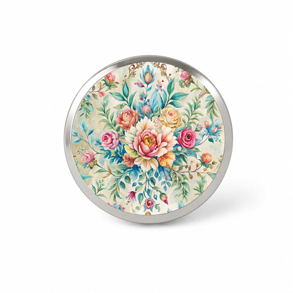 Elegant Bohemian Wallpaper Novelty Hat Backpack Lapel Pin