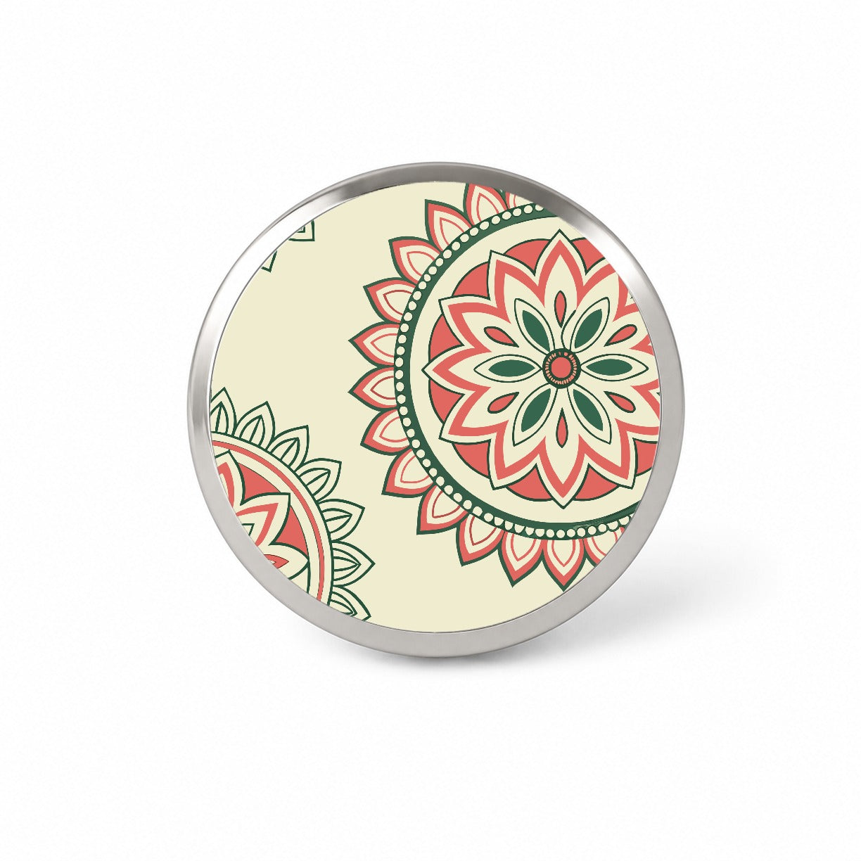 Mandala Design Novelty Hat Backpack Lapel Pin