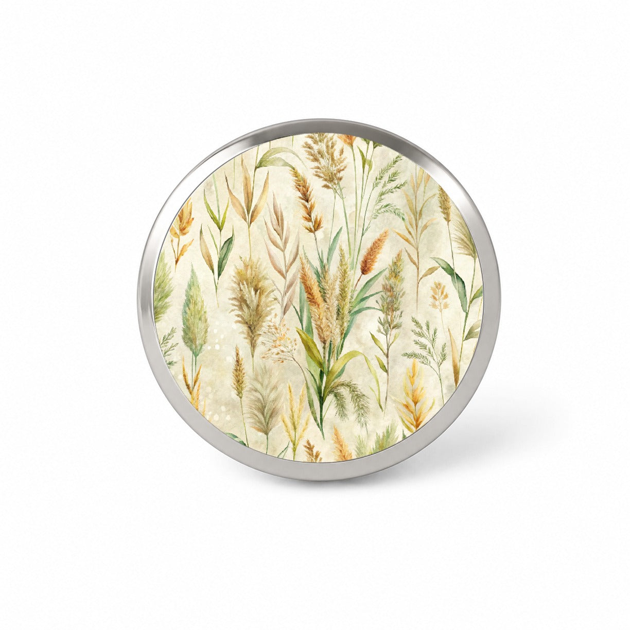 Wild Grasses Background Novelty Hat Backpack Lapel Pin