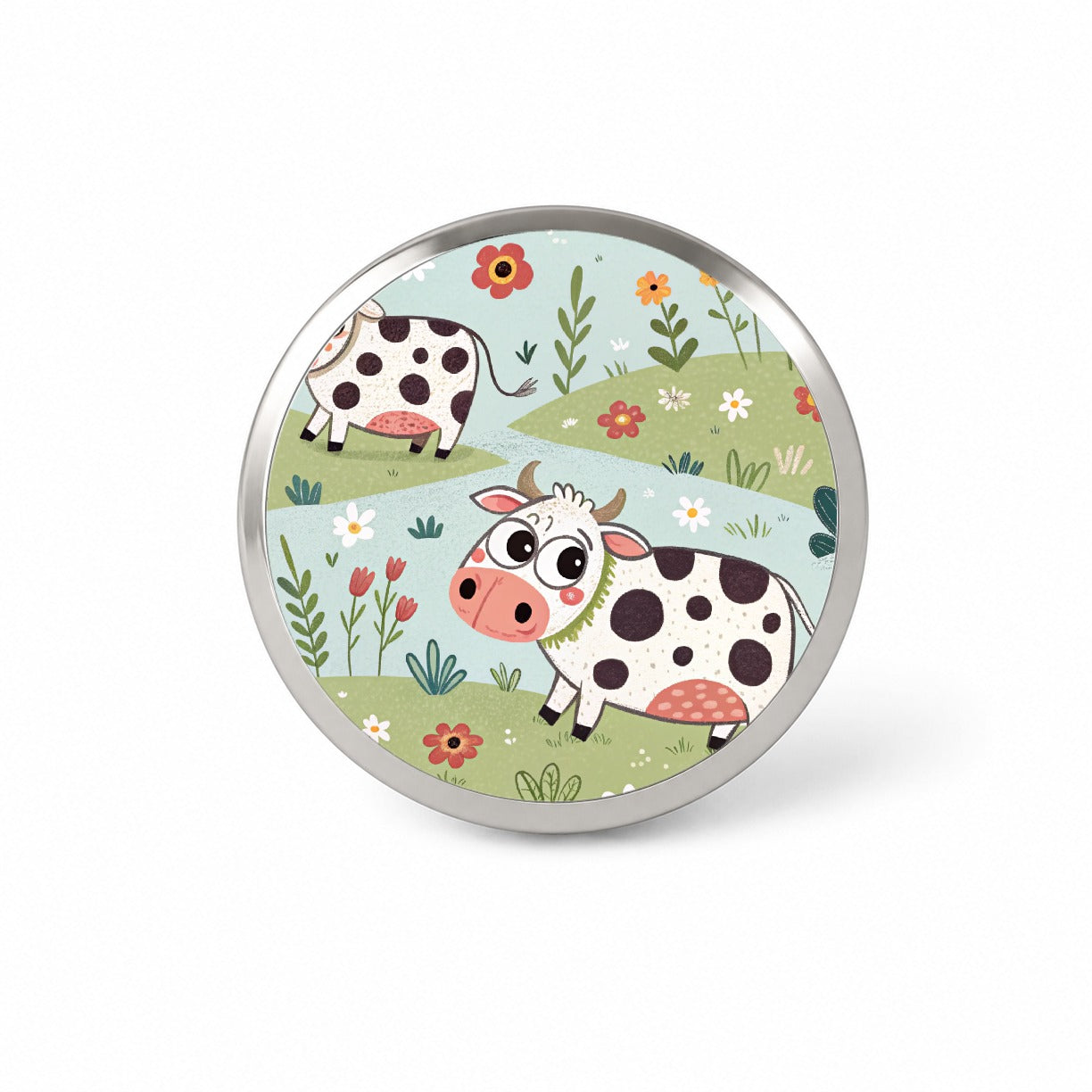 Adorable Dairy Cows Novelty Hat Backpack Lapel Pin