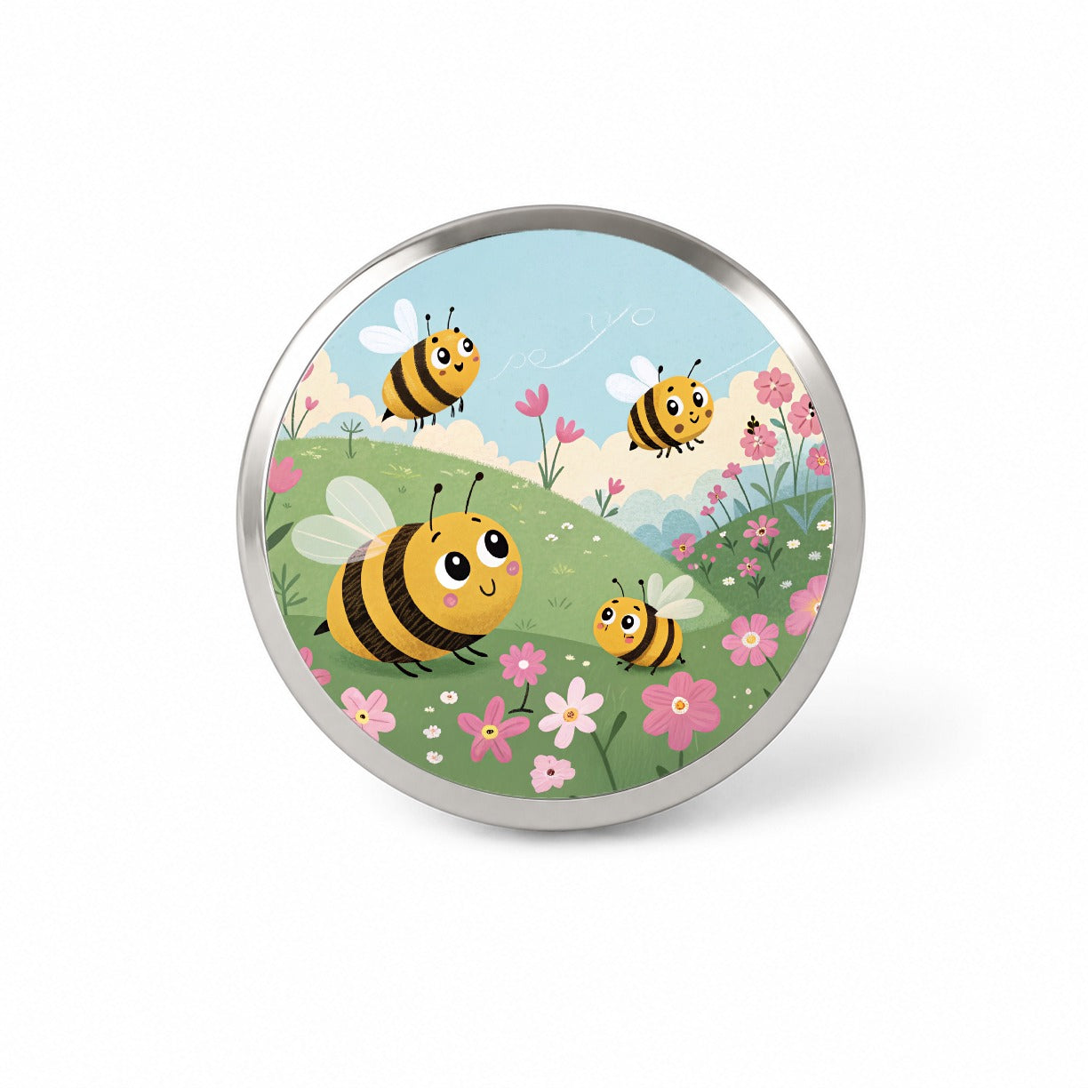 Kawaii Bumble Bees Novelty Hat Backpack Lapel Pin