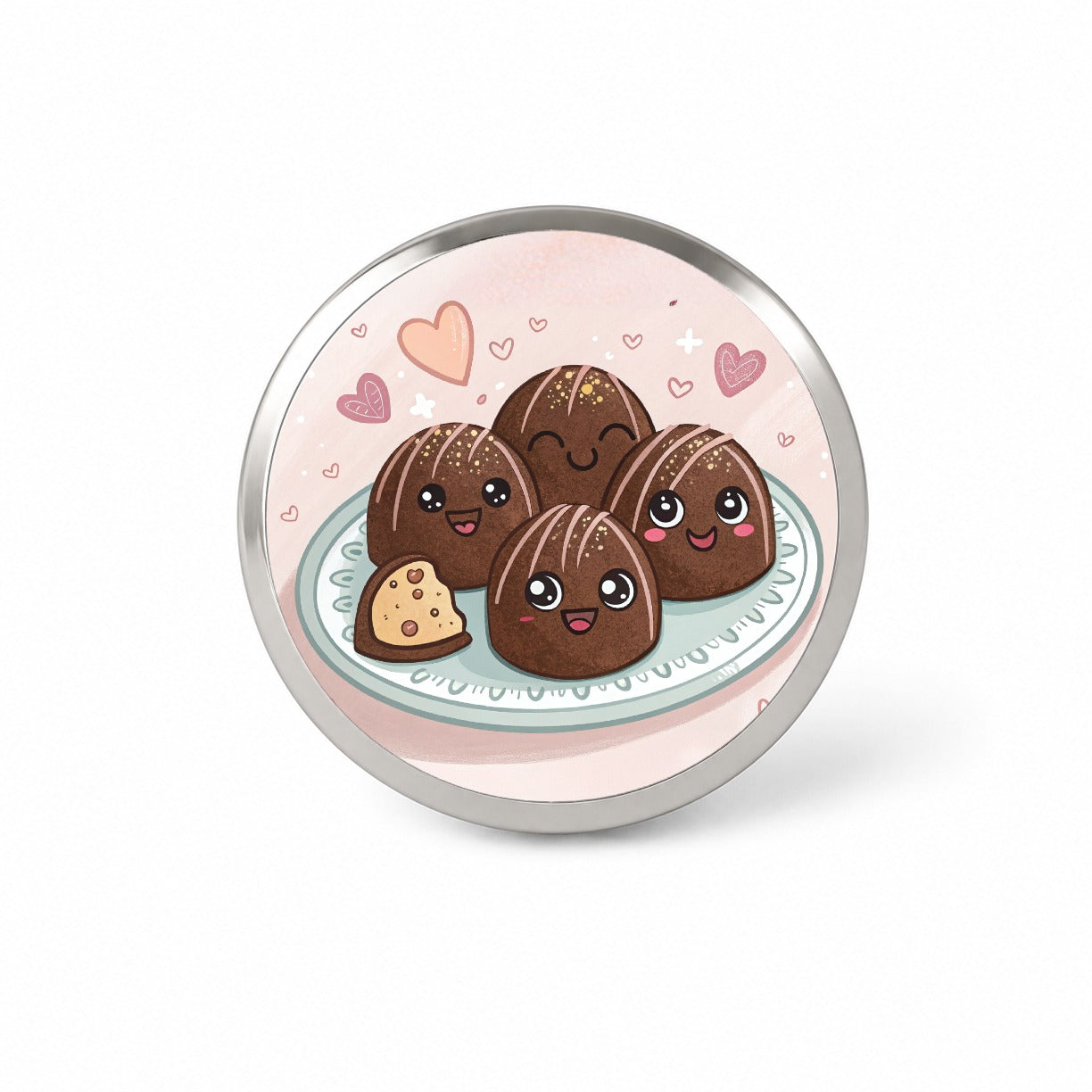 Kawaii Chocolate Truffles Novelty Hat Backpack Lapel Pin