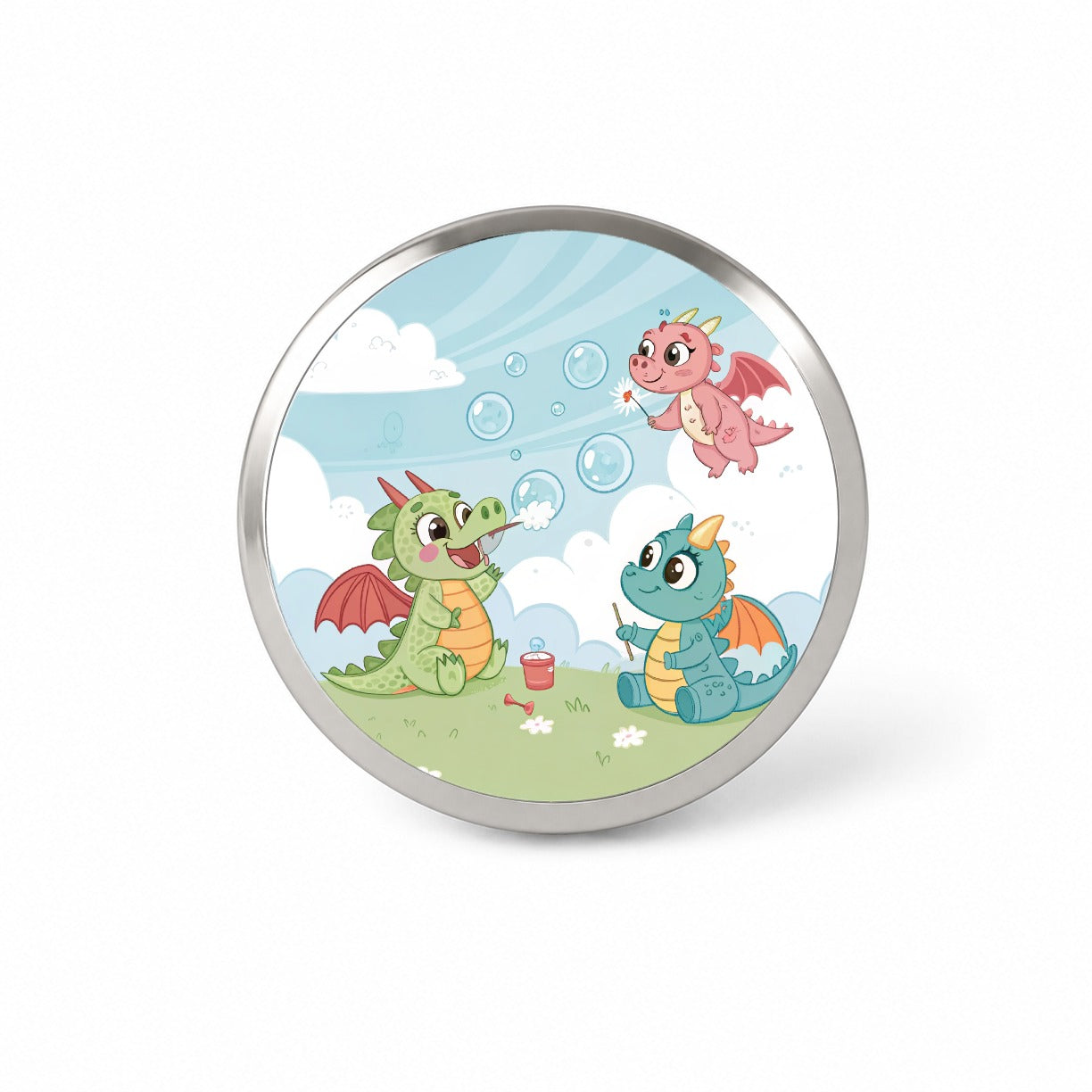 Kawaii Dragons Cute Novelty Hat Backpack Lapel Pin