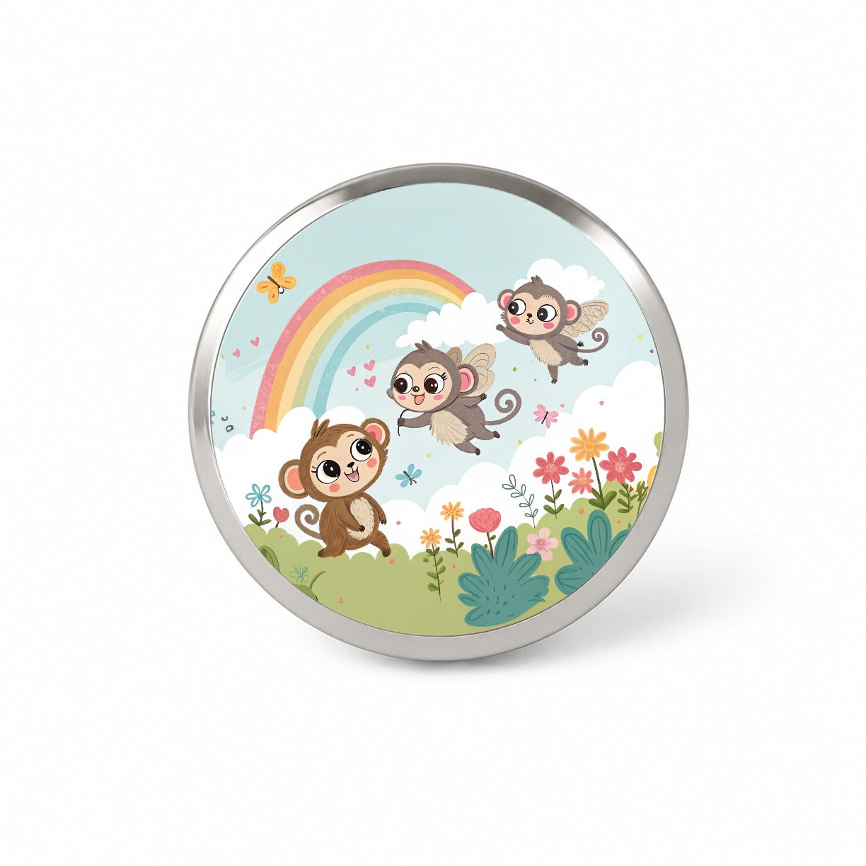 Kawaii Flying Monkeys Novelty Hat Backpack Lapel Pin