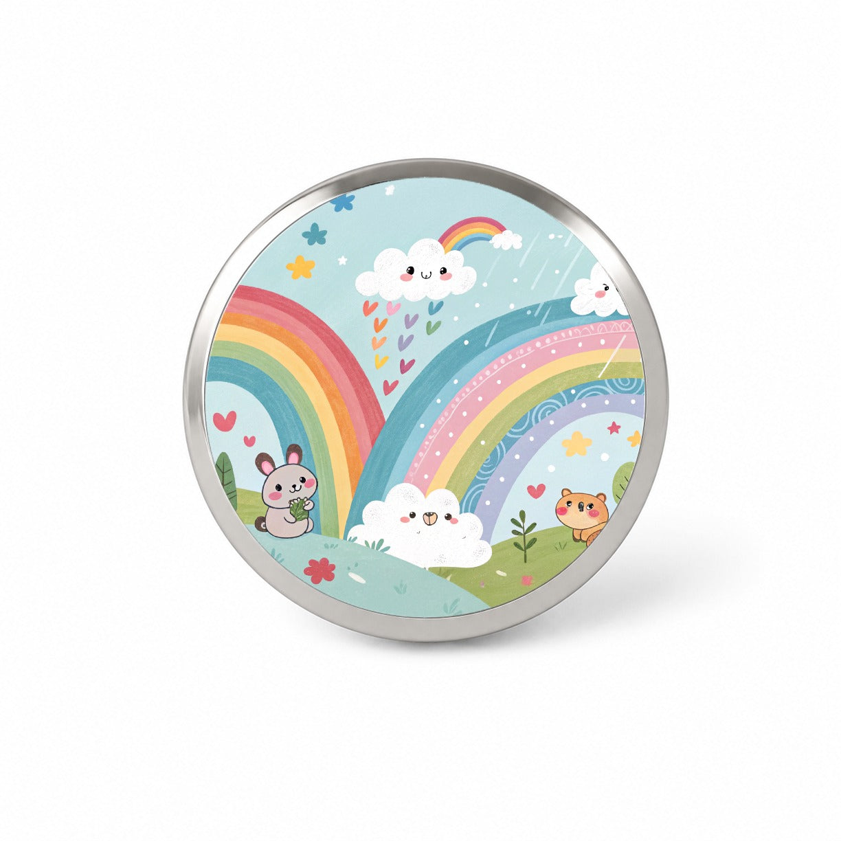 Kawaii Fun Rainbows Novelty Hat Backpack Lapel Pin