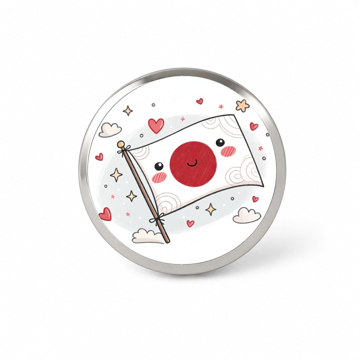 Kawaii Japan Flag Novelty Hat Backpack Lapel Pin