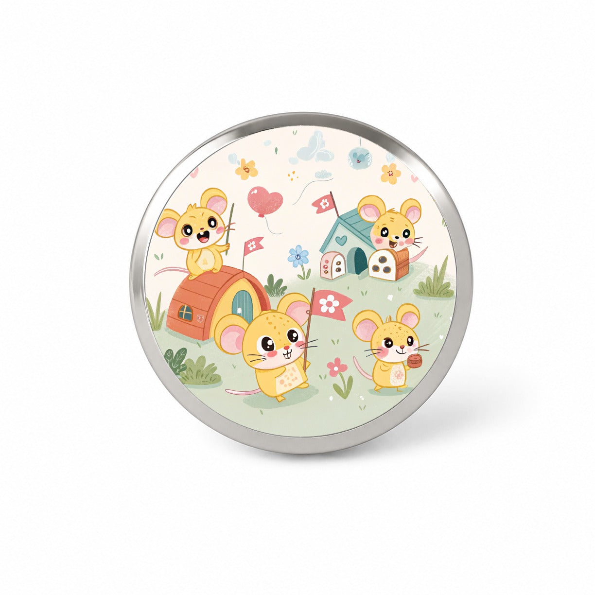 Kawaii Mice Mouse Novelty Hat Backpack Lapel Pin