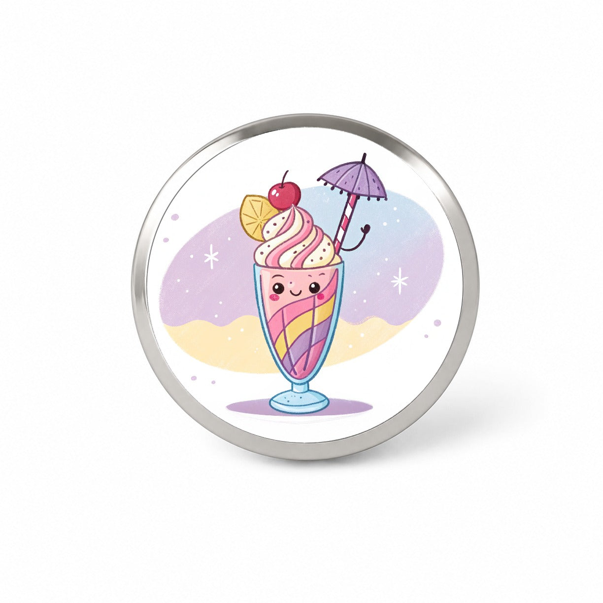 Kawaii Milk Shake Novelty Hat Backpack Lapel Pin