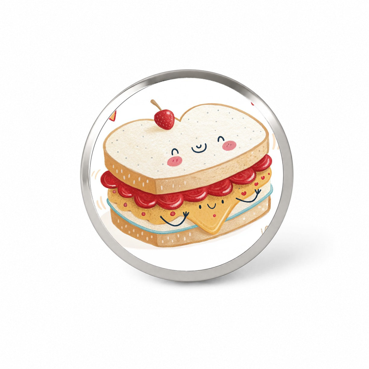 Kawaii Peanut Butter And Jelly Sandwich Novelty Hat Backpack Lapel Pin