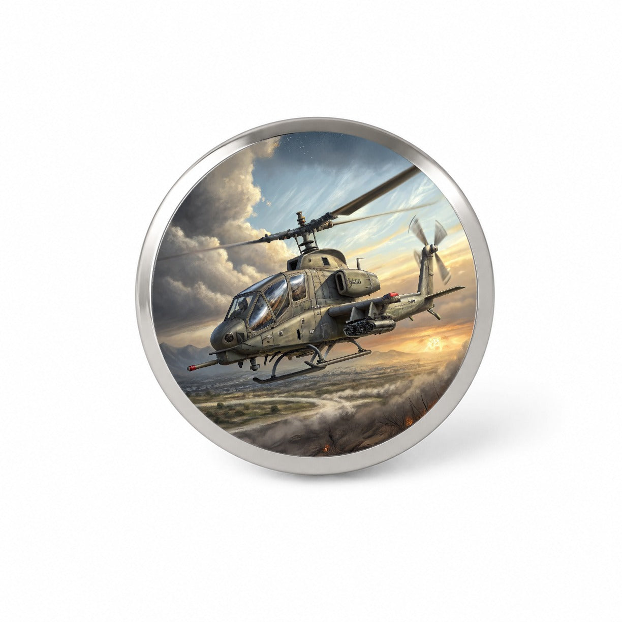AH-1 SuperCobra US Marines Attack Helicopter Novelty Hat Backpack Lapel Pin