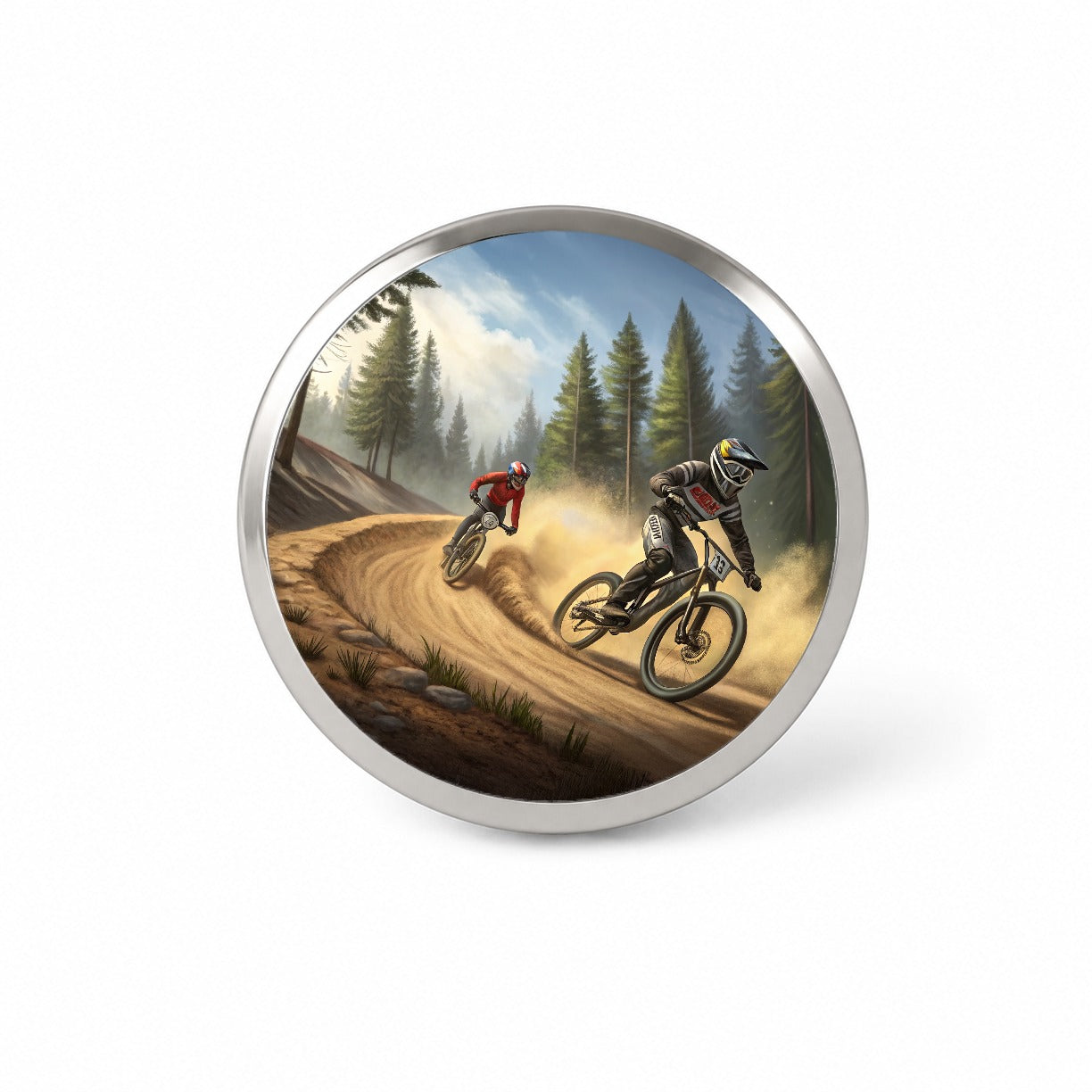 Bicycle Motocross Bikes Racing Novelty Hat Backpack Lapel Pin