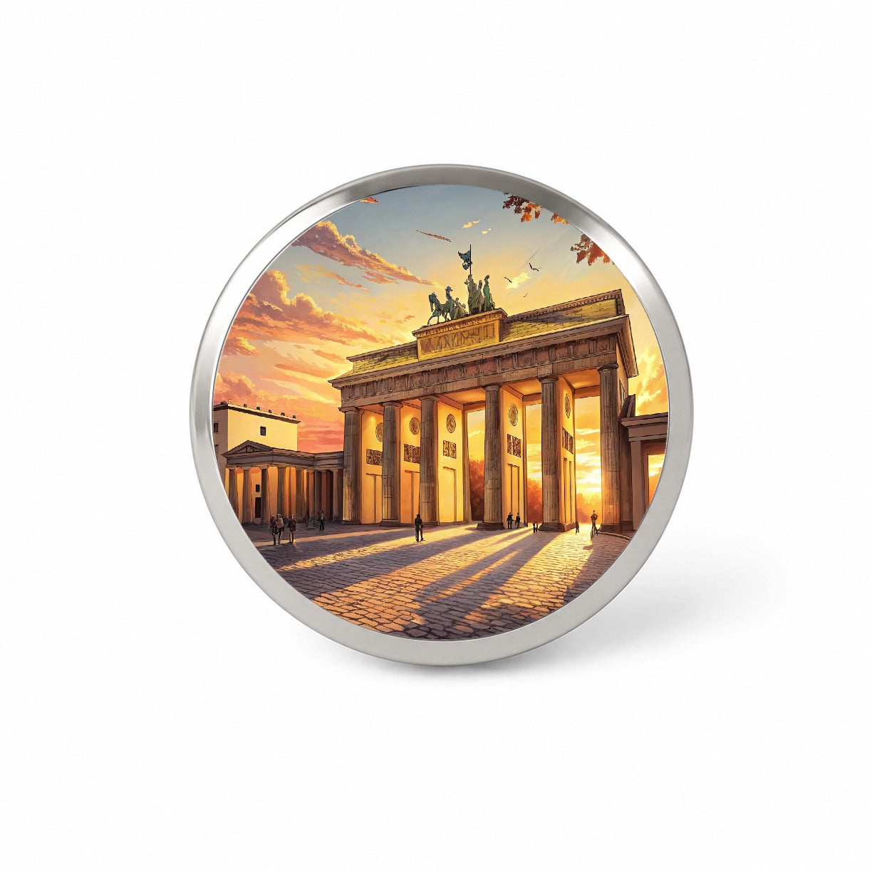 Brandenburg Gate At Sunset Berlin Germany Novelty Hat Backpack Lapel Pin