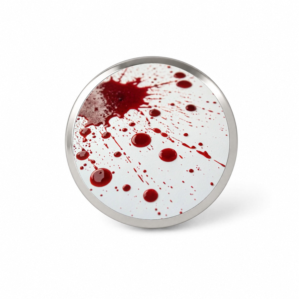 Close-Up Blood Splatters Novelty Hat Backpack Lapel Pin