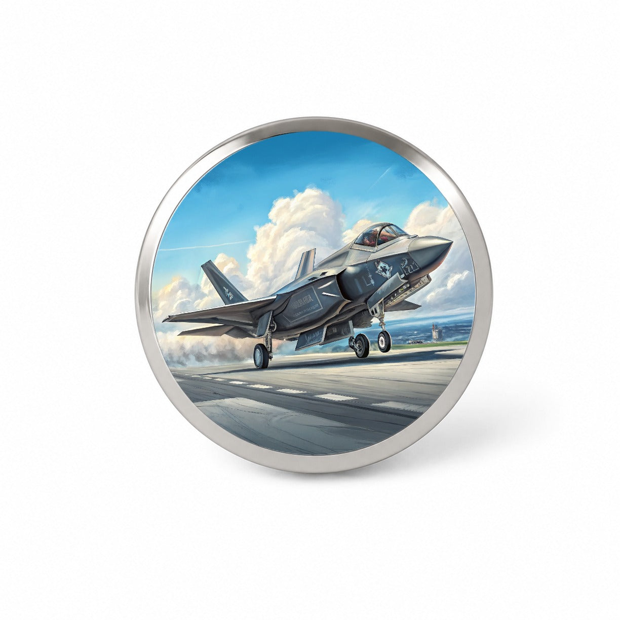 F-35 Lightning II US Air Force Navy Marines Strike Fighter Plane Novelty Hat Backpack Lapel Pin