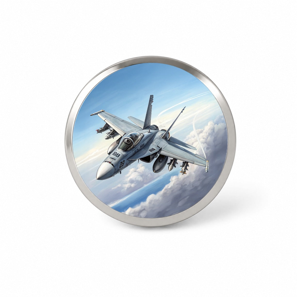 FA-18 Hornet US Navy Multirole Fighter Plane Novelty Hat Backpack Lapel Pin