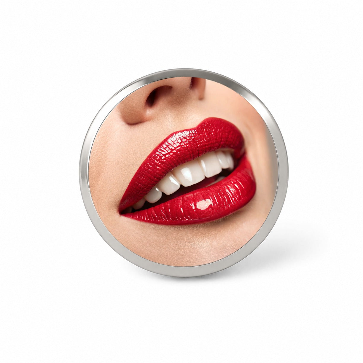 Red Lips Smile Novelty Hat Backpack Lapel Pin