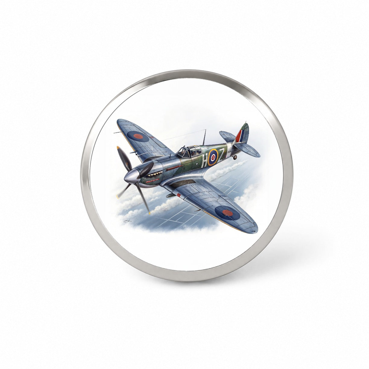 Spitfire WWII British Fighter Plane Novelty Hat Backpack Lapel Pin