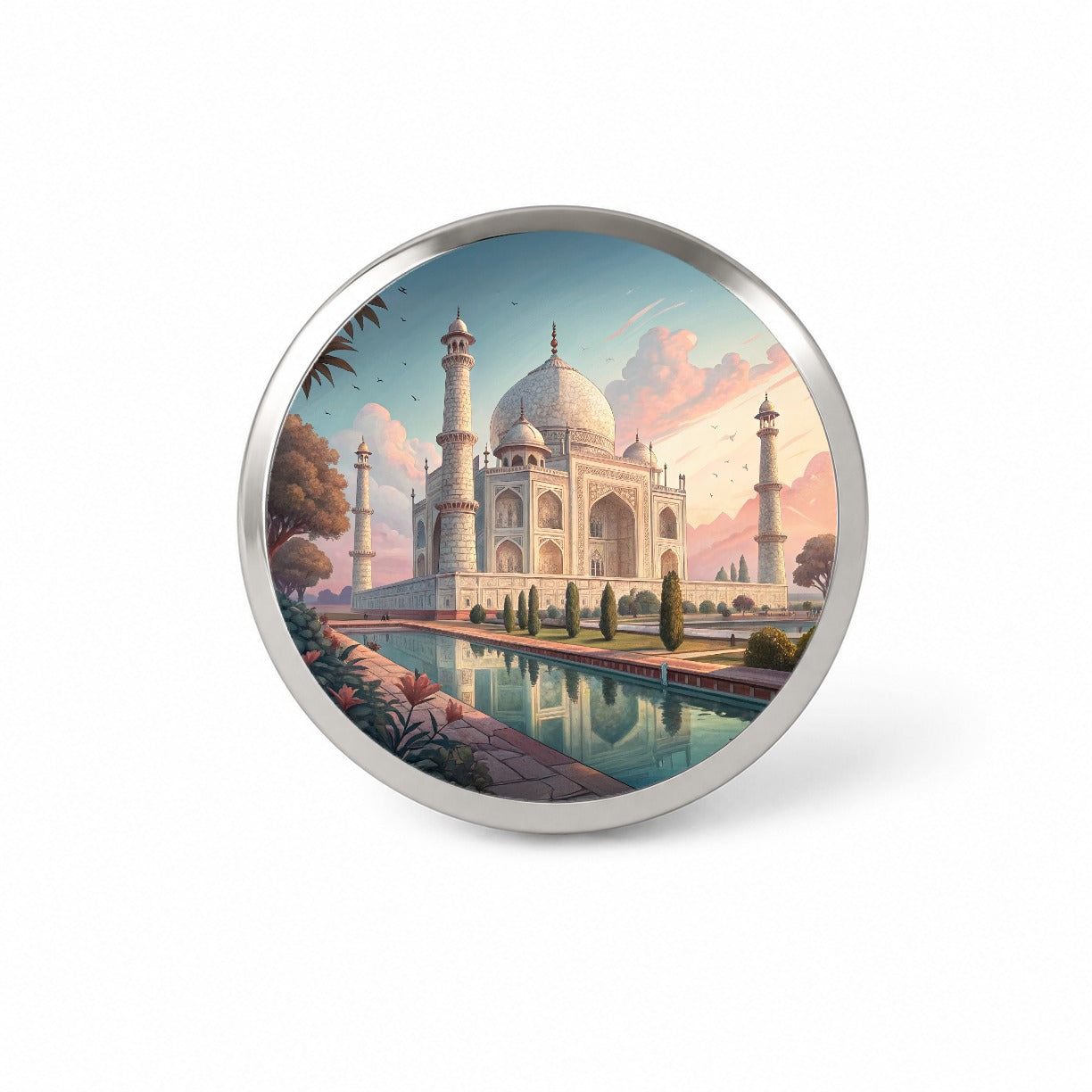 Taj Mahal India Novelty Hat Backpack Lapel Pin
